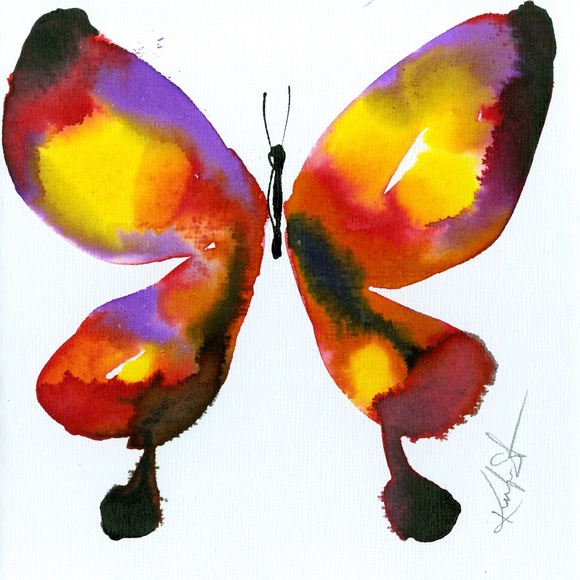 Butterfly Painting by Kathy Morton Stanion - Butterfly Zen 22 - Picture 2 of 8